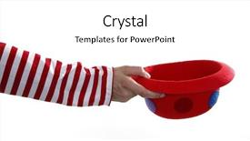  Presentation with philippine money - Amazing presentation theme having cutting yellow ribbon - clown hand is begging money backdrop and a  colored foreground