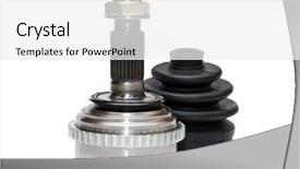  Presentation with joints - Colorful PPT theme enhanced with cv joints constant velocity joints backdrop and a white colored foreground