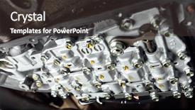  Presentation with automatic gear stick transmission - Cool new slides with cvt automatic transmission bottom view backdrop and a  colored foreground