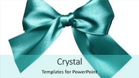  Presentation with silk saree - Cool new theme with cyan bow made from silk backdrop and a  colored foreground