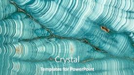  Presentation with stone - PPT layouts consisting of cyan-malachite-stone-texture-macro background and a teal colored foreground