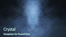  Presentation with smoke - Colorful PPT theme enhanced with gothic horror - smoke over black background backdrop and a ocean colored foreground