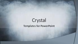  Presentation with smoke - Slides enhanced with smoke over black background background and a sky blue colored foreground