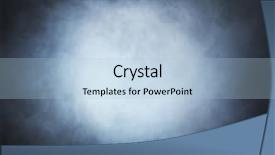  Presentation with smoke - Audience pleasing theme consisting of texture over blank black background backdrop and a light blue colored foreground