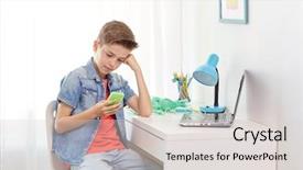  Presentation with cyber bullying - Slides featuring cyber bullying - cyberbullying people and communication concept background and a lemonade colored foreground