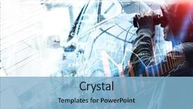  Presentation with cyber attack - Audience pleasing presentation design consisting of cyber crime - be aware of hacker attack backdrop and a light blue colored foreground