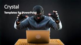  Presentation with hacking - Audience pleasing PPT layouts consisting of cyber crime - hacker is ready to start backdrop and a dark gray colored foreground