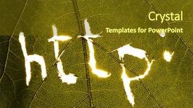  Presentation with cyber - Presentation having cyber e computer - symbols of internet background and a tawny brown colored foreground