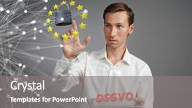  Presentation with gdpr - Slide deck consisting of cyber law - dsgvo german version of gdpr background and a gray colored foreground