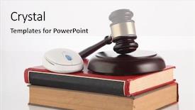  Presentation with cordless - PPT layouts having cyber law - gavel hammer and cordless mouse background and a  colored foreground