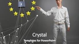  Presentation with data protection - Audience pleasing PPT layouts consisting of cyber law - gdpr or dsgvo concept general backdrop and a dark gray colored foreground