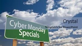  Presentation with cyber - PPT theme enhanced with ingredients - ready to be serve background and a dark gray colored foreground