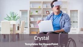  Presentation with cyber - Presentation having cyber sickness - freelance student studying with laptop background and a dark gray colored foreground