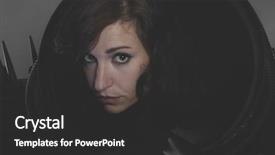  Presentation with space wormhole or black - Slides featuring cyber war - space sexy woman dressed background and a dark gray colored foreground