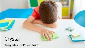  Presentation with cyber bullying - Cool new theme with cyberbullying technology and people concept backdrop and a white colored foreground