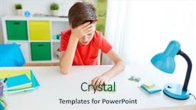  Presentation with cyber bullying - Slides having cyberbullying technology and people concept background and a sky blue colored foreground