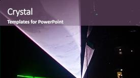  Presentation with cyberpunk - Presentation consisting of cyberpunk abstract lasers hi tech background and a violet colored foreground