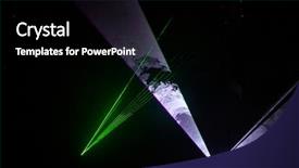  Presentation with cyberpunk - Beautiful presentation design featuring cyberpunk abstract lasers hi tech backdrop and a black colored foreground