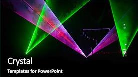  Presentation with cyberpunk - Presentation theme with cyberpunk abstract lasers hi tech background and a black colored foreground