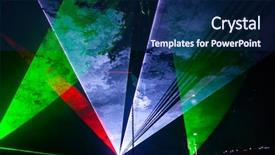  Presentation with cyberpunk - Colorful presentation enhanced with cyberpunk abstract lasers hi tech backdrop and a navy blue colored foreground