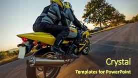  Presentation with travel japan - Presentation theme consisting of sunset outdoor photography europe background and a tawny brown colored foreground