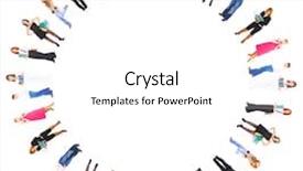  Presentation with human life cycle - Presentation theme with cycle of our life background and a white colored foreground