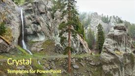  Presentation with transport transportation tourism road trip - Presentation with cycle tourist on a dirt background and a tawny brown colored foreground