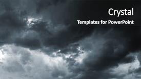  Presentation with tornado - Audience pleasing PPT layouts consisting of cyclone - beautiful storm sky with clouds backdrop and a dark gray colored foreground