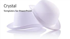  Presentation with cylinder - Slide set consisting of concept - calm stability ecology environmental background and a tawny brown colored foreground.