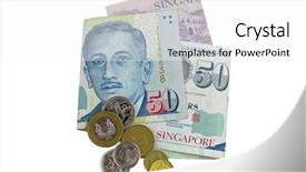  Presentation with singapore - Slide set enhanced with singapura - singapore dollar banknote sgd background and a white colored foreground