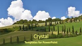  Presentation with mangroves mangrove trees along - PPT theme featuring cypress trees along winding rural background and a tawny brown colored foreground