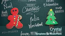  Presentation with cane - Amazing theme having czech japanese spanish italian chinese backdrop and a ocean colored foreground