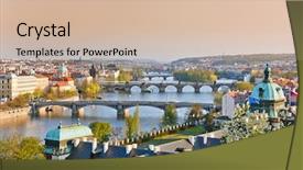  Presentation with prague - Cool new slides with open book with pages tucked isolated on white background 3d illustration backdrop and a white colored foreground