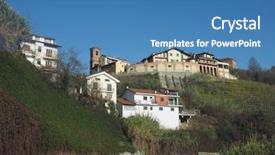  Presentation with italy - Cool new presentation with d - view of the city backdrop and a  colored foreground