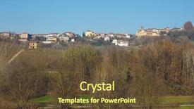  Presentation with view of rotterdam city - Presentation having d - view of the city background and a  colored foreground