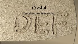  Presentation with alphabet - Slide set consisting of d e - alphabet letters d e f background and a coral colored foreground