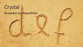  Presentation with fonts - Theme consisting of d e - concept or conceptual abstract set background and a yellow colored foreground