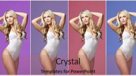  Presentation with collage - Amazing PPT layouts having dace - collage of a beautiful backdrop and a  colored foreground