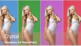  Presentation with different - PPT theme enhanced with dace - collection of different images collage background and a  colored foreground