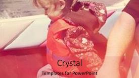  Presentation with hand holding colorful brain sketch - Presentation theme enhanced with dad role model - little girl holding daddies hand background and a  colored foreground