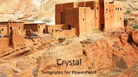  Presentation with africa - Beautiful PPT theme featuring dades valley morocco africa backdrop and a  colored foreground