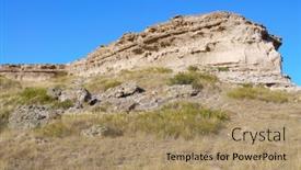 Presentation with trial - Colorful presentation theme enhanced with daemonelix-trial-and-scenic-buttes backdrop and a coral colored foreground