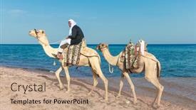  Presentation with tourism egypt - Cool new presentation design with dahab-sinai-january-29-unidentified backdrop and a coral colored foreground