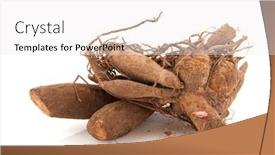  Presentation with dahlia - Amazing PPT theme having dahlia-rutabaga-for-use backdrop and a white colored foreground