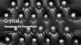  Presentation with fabric - Beautiful theme featuring daimond - leather fabric with strass backdrop and a  colored foreground