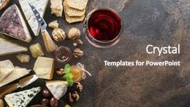  Presentation with dairy desserts - Cool new presentation with dairy desserts - cheese platter with organic cheeses backdrop and a tawny brown colored foreground