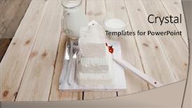  Presentation with dairy goat - Amazing theme having dairy food fresh white greek backdrop and a soft green colored foreground