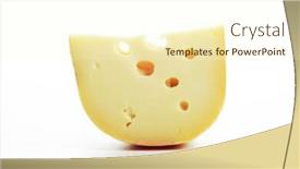  Presentation with dairy - Cool new presentation theme with dairy produce foodstuffs shot in a studio backdrop and a cream colored foreground