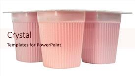  Presentation with dairy - Audience pleasing PPT theme consisting of dairy product packaging isolated backdrop and a coral colored foreground