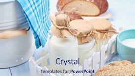  Presentation with dairy products - Amazing presentation having dairy products backdrop and a lemonade colored foreground